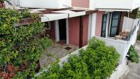 A garden outside Glyfada Beach House