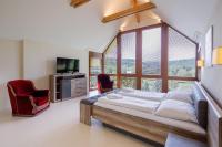 TV a/nebo společenská místnost v ubytování Hotel Villa Golf Cihelny
