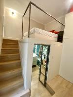 Postel nebo postele na pokoji v ubytování For You Rentals Apartment TEMPORAL with Beautiful Private Terrace in the Center of Madrid CAR19