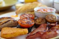 ファームステイの敷地内または近くでの食事または食べ物