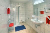 Koupelna v ubytování Appartements Avenzio