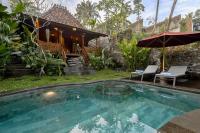 Bubu Mesari Ubud Villaの敷地内または近くにあるプール