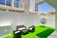 Půdorys ubytování Cheerful 3BR Townhouse at DAMAC Hills 2, Dubailand by Deluxe Holiday Homes
