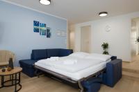 Postel nebo postele na pokoji v ubytování Yourapartment Theresien