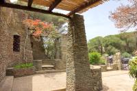 A garden outside Villetta Rustica
