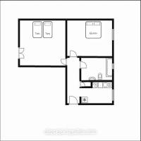 Plan piętra w obiekcie Smart Business Apartman
