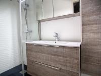 a bathroom with a sink and a shower at Appartement Les Menuires, 2 pièces, 5 personnes - FR-1-344-855 in Les Menuires