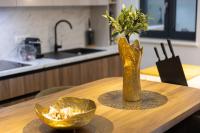 Kuchyň nebo kuchyňský kout v ubytování Apartment Savannah