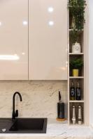 Kuchyň nebo kuchyňský kout v ubytování Apartment Savannah