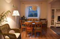 Telewizja i/lub zestaw kina domowego w obiekcie Štýlový apartmán v srdci Donovalov