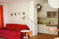 Kuchnia lub aneks kuchenny w obiekcie Štýlový apartmán v srdci Donovalov