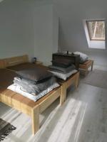 Posteľ alebo postele v izbe v ubytovaní Pobierowo Nature