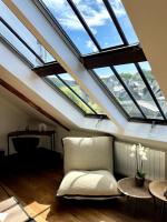 Posedenie v ubytovaní Loft à Pont-Aven, Vue panoramique sur l'Aven