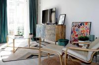Televízia a/alebo spoločenská miestnosť v ubytovaní ISG Apartments Feria 106