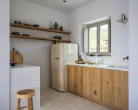 Kuchyňa alebo kuchynka v ubytovaní Casa Botanica Luxury Villas Antiparos