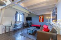 Plan piętra w obiekcie Appartement place Morny - Deauville