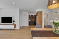 Kuchyň nebo kuchyňský kout v ubytování Apartman Roza, prekrasni novi apartman s parkingom