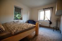 Půdorys ubytování apartmán deVAde se dvěma ložnicemi a WiFi připojením