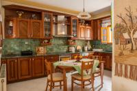 Kuchyňa alebo kuchynka v ubytovaní Violetta's House Παραδοσιακή Βίλα στην Πορταριά