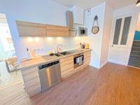 Kuchnia lub aneks kuchenny w obiekcie Gîte cosy avec Jacuzzi classé 3 étoiles