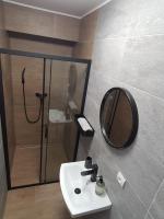 Koupelna v ubytování Apartmány ČERNÝ KOHOUT