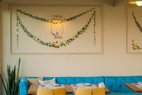 A seating area at Gurel Garden House
