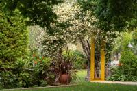 A garden outside Gurel Garden House