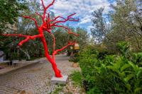 A garden outside Gurel Garden House