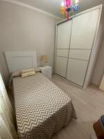 Postel nebo postele na pokoji v ubytování Casa en la playa