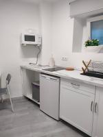 A kitchen or kitchenette at La Casita de Mari