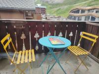Balkón alebo terasa v ubytovaní CHALET CLUB VAL CLARET 1 46