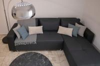 A seating area at Sfakion 6 apartment