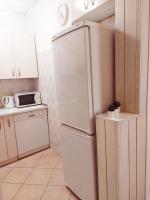 Kuchyň nebo kuchyňský kout v ubytování Apartment Karla