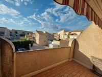 Balkón alebo terasa v ubytovaní Studio Cabine avec Terrasse, Piscine et Parking Privé à Marseillan - FR-1-326-774
