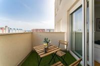Balkón alebo terasa v ubytovaní City Lux Apartment 1- with garage and balcony