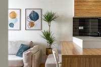Posedenie v ubytovaní City Lux Apartment 1- with garage and balcony