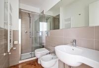 A bathroom at The river corner