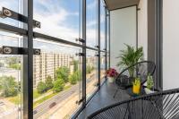 Balkón alebo terasa v ubytovaní Apartments Varsovia Kasprzaka by Noclegi Renters