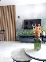 Część wypoczynkowa w obiekcie Apartament Przystań Iława Green