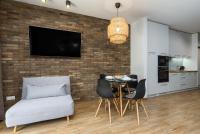 Kuchyňa alebo kuchynka v ubytovaní Czarna Perła- Apartament przy Solisku