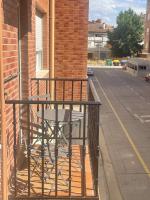 A balcony or terrace at El valluelo