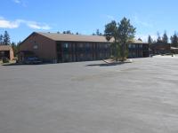 a large parking lot in front of a building at Bryce View Lodge Part of the Ruby's Inn Resort in Bryce Canyon