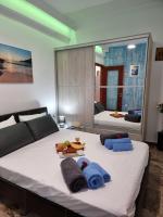 Posteľ alebo postele v izbe v ubytovaní Luxury Lake - Center House