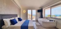 Posteľ alebo postele v izbe v ubytovaní Imperial Rooms Tropea