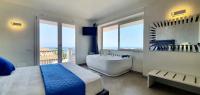 Posteľ alebo postele v izbe v ubytovaní Imperial Rooms Tropea