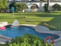 Půdorys ubytování Studio with access to the garden. Open pool. Beach very close. Wifi & Netflix FREE
