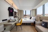 lyf Xi'an Dayanta by Ascott free gym & self-service free laundry roomにあるシーティングエリア