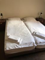 Postel nebo postele na pokoji v ubytování Hotel Krystyna