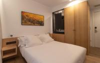 Posteľ alebo postele v izbe v ubytovaní Hotel Cortabitarte