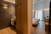 Posteľ alebo postele v izbe v ubytovaní Hotel Cortabitarte